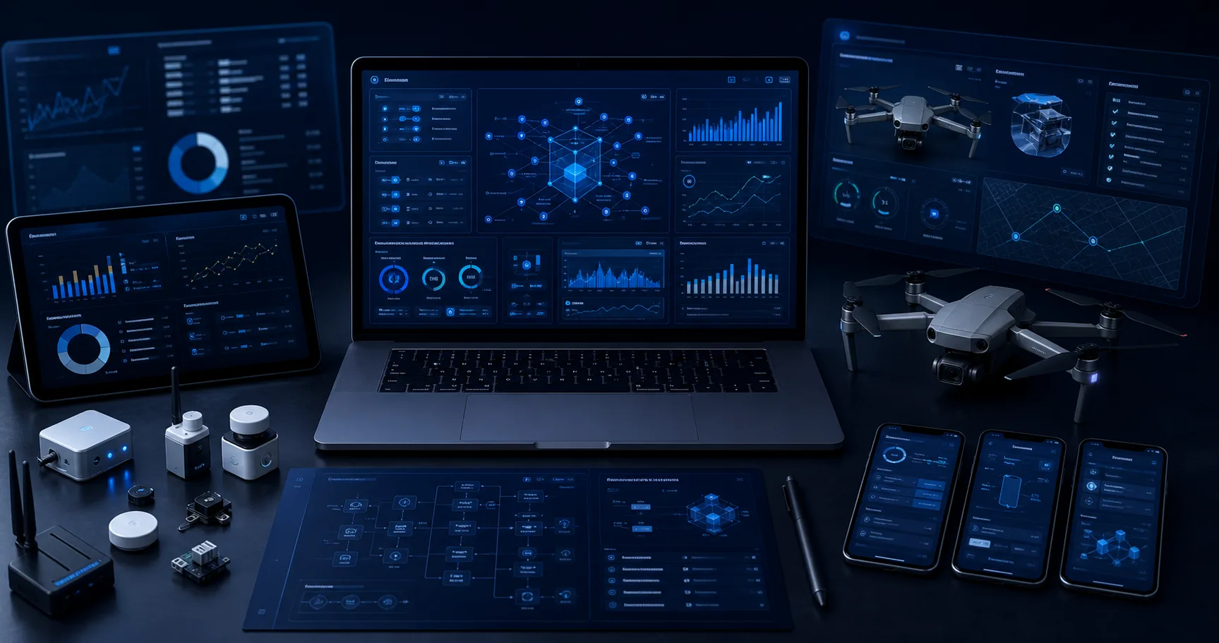 เครื่องมืออัจฉริยะสำหรับ Automation โดรน IoT และมือถือ